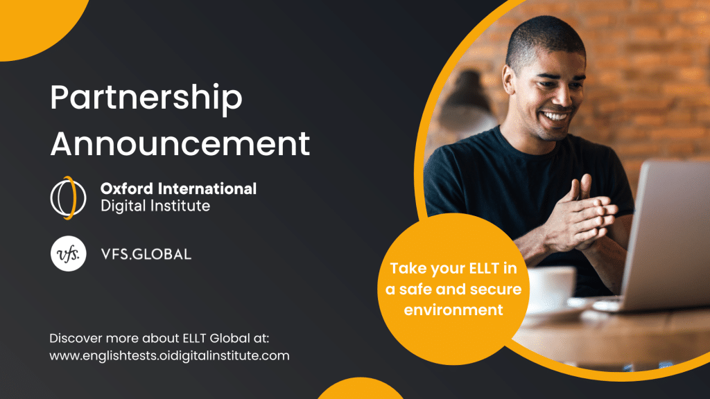 VFS Global partnership with Oxford ELLT Global